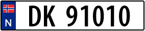 Truck License Plate